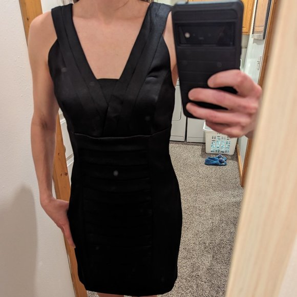 Kensie Black Cocktail Dress - Picture 2 of 11